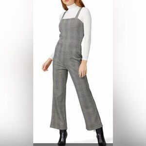 Sanctuary Gray Checkered Jumpsuit